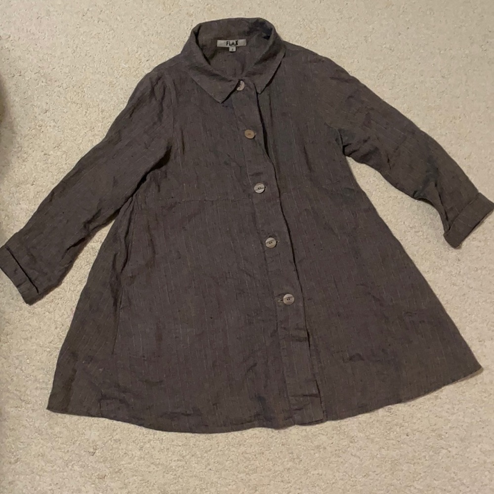 Flax Button Down Jacket - image 1